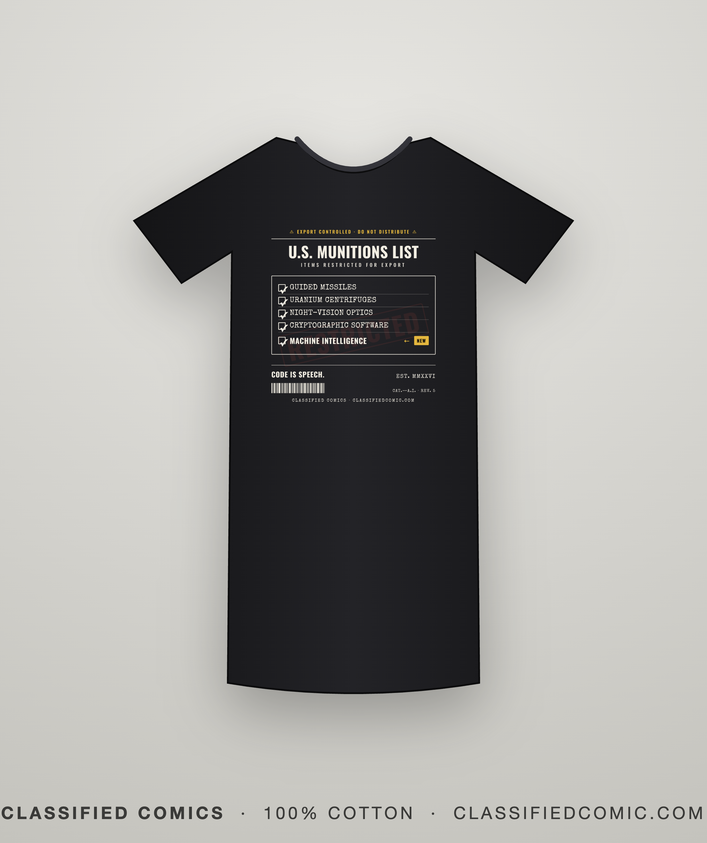 Munitions List tee
