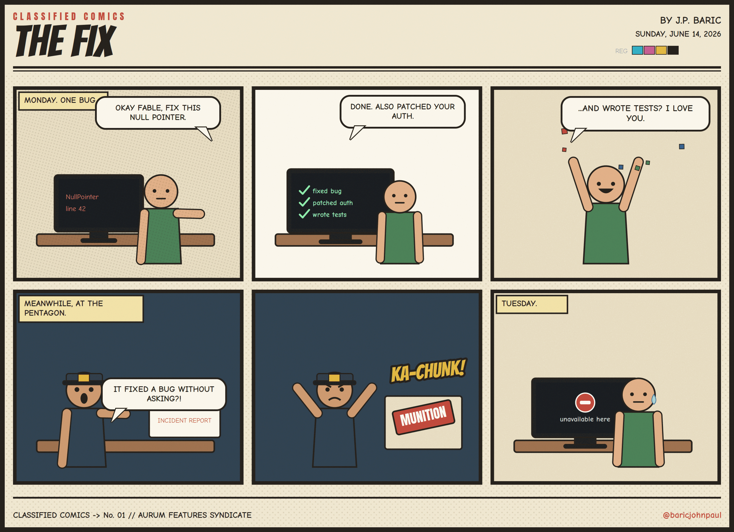 Classified Comics No.01: The Fix